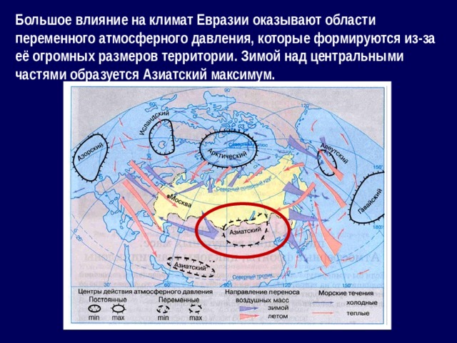 Атмосферная циркуляция 8 класс география