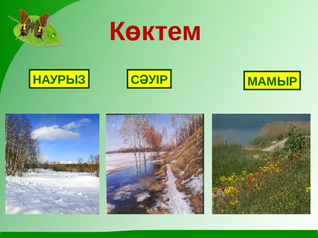 Көктем    НАУРЫЗ СӘУІР МАМЫР