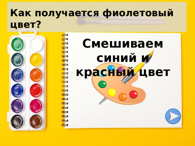 Как получается фиолетовый цвет? Смешиваем синий и красный цвет