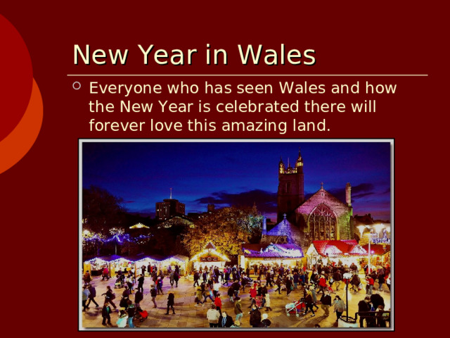 New Year in Wales