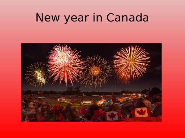 New year in Canada
