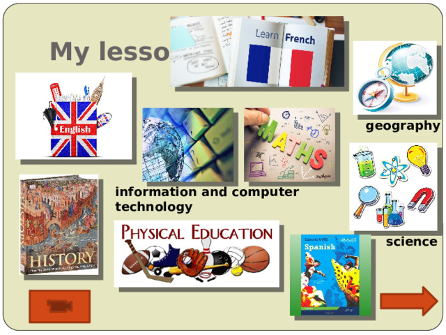 My lessons geography information and computer technology science