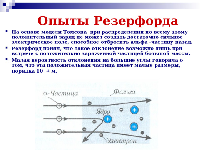 На рисунке представлена схема экспериментальной установки резерфорда для изучения