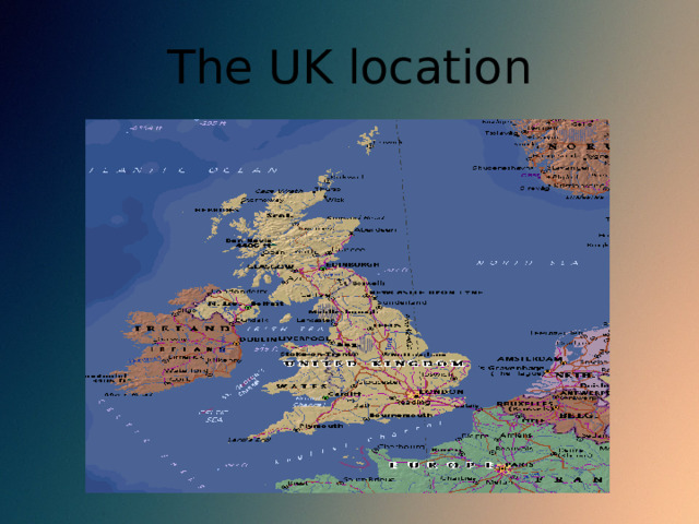 The UK location