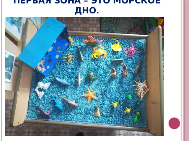 Первая зона – это морское дно.