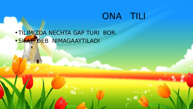 ONA TILI