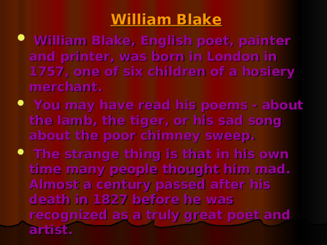 William  Blake