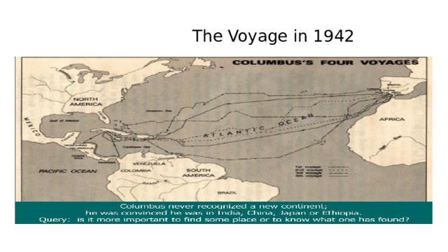 The Voyage in 1942