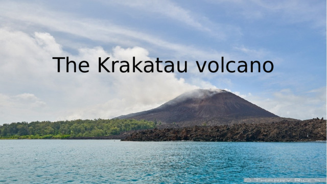 The Krakatau volcano