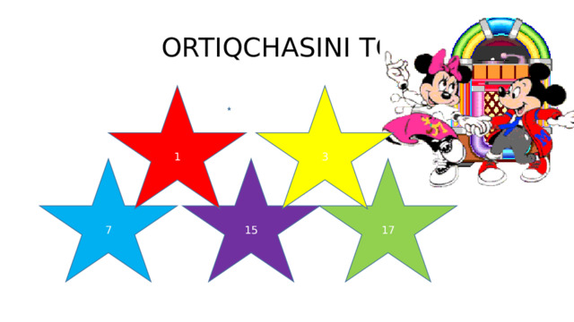 ORTIQCHASINI TOP 1 3 7 15 17