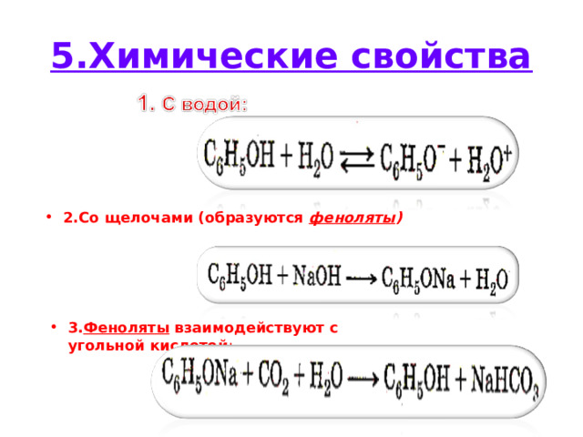 5.Химические свойства