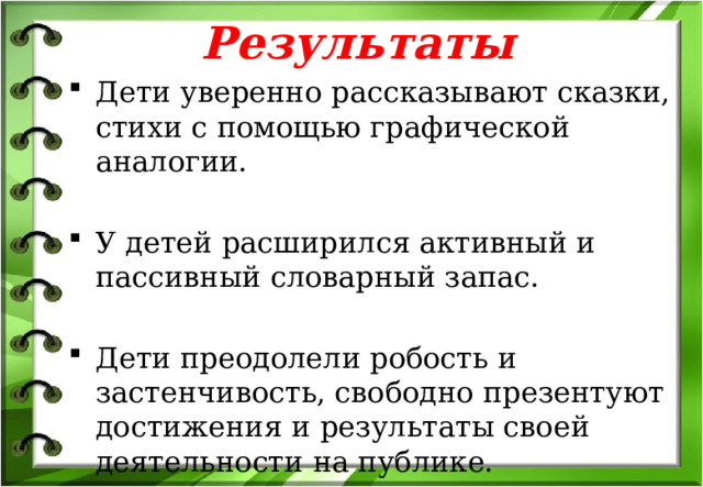 Результаты