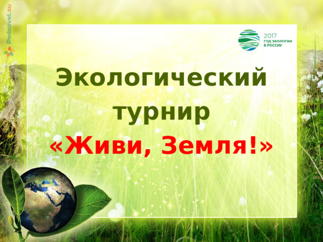 Экологический турнир «Живи, Земля!»