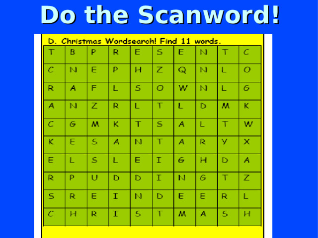 Do the Scanword!