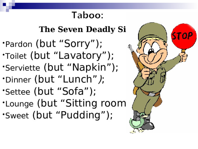 The Seven Deadly Sins: