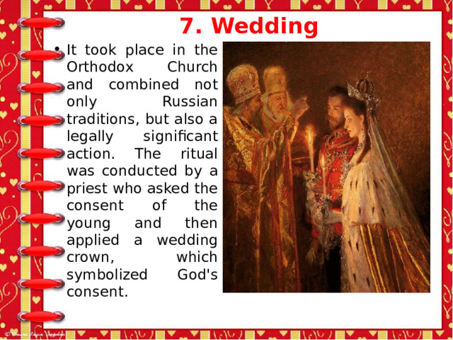 7. Wedding