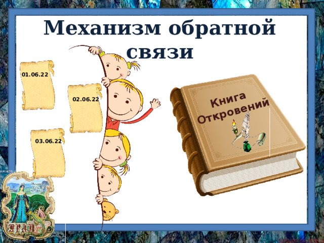 Книга Откровений Механизм обратной связи 01.06.22 02.06.22 03.06.22