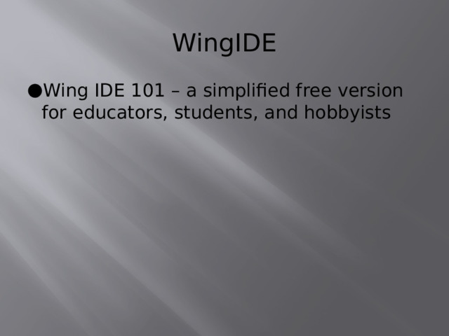 WingIDE