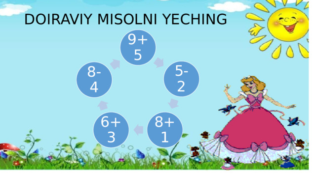 DOIRAVIY MISOLNI YECHING 9+5 5-2 8-4 8+1 6+3