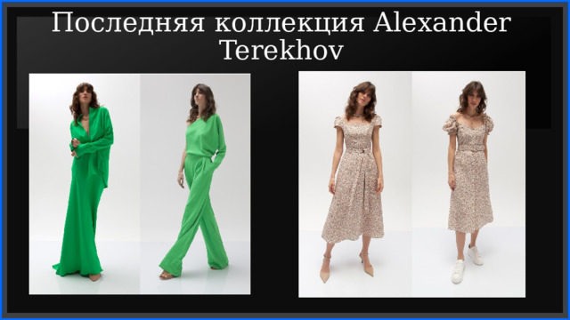 Последняя коллекция Alexander Terekhov