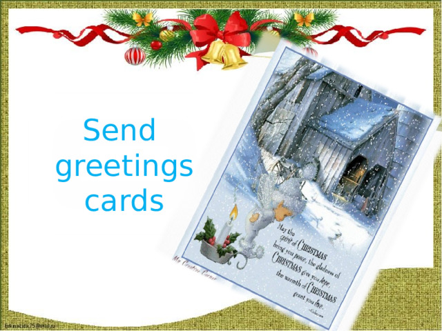 Send greetings cards