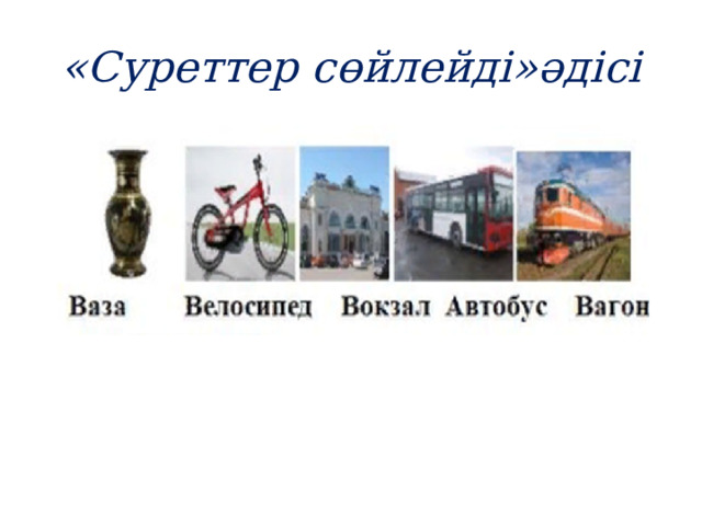 «Суреттер сөйлейді»әдісі