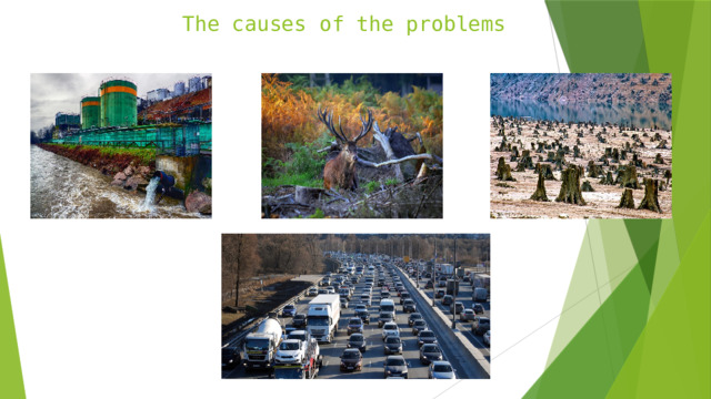 The causes of the problems