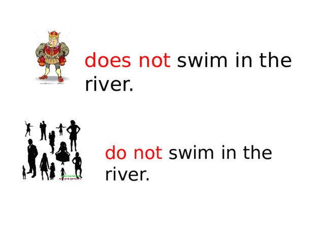 does not swim in the river. do not swim in the river.