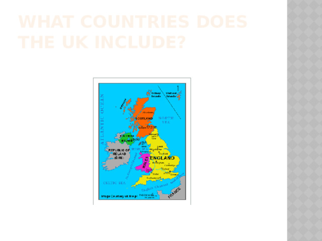 What countries does the UK include?