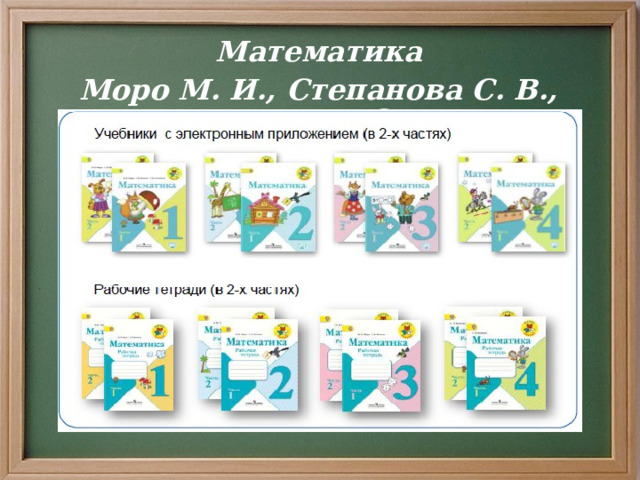 Математика Моро М. И., Степанова С. В., Волкова С. И.