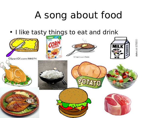 A song about food