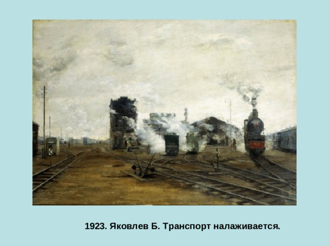 1923. Яковлев Б. Транспорт налаживается.