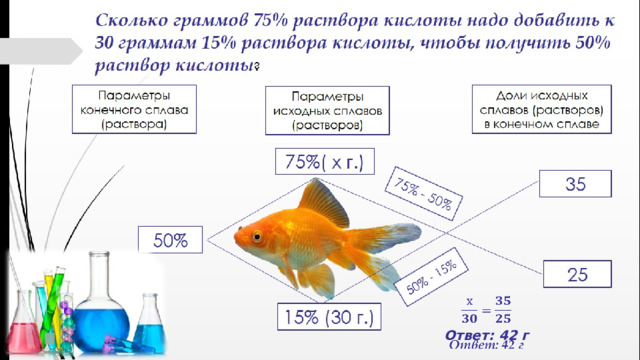    Ответ: 42 г