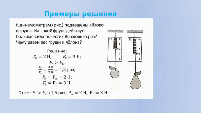 Примеры решения задач