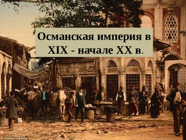 Османская империя в  XIX - начале XX в .
