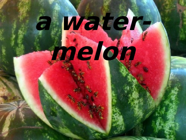 a water-melon