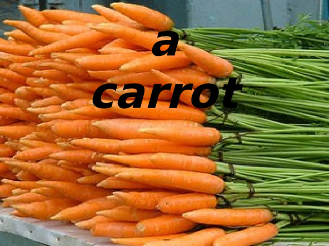 a carrot