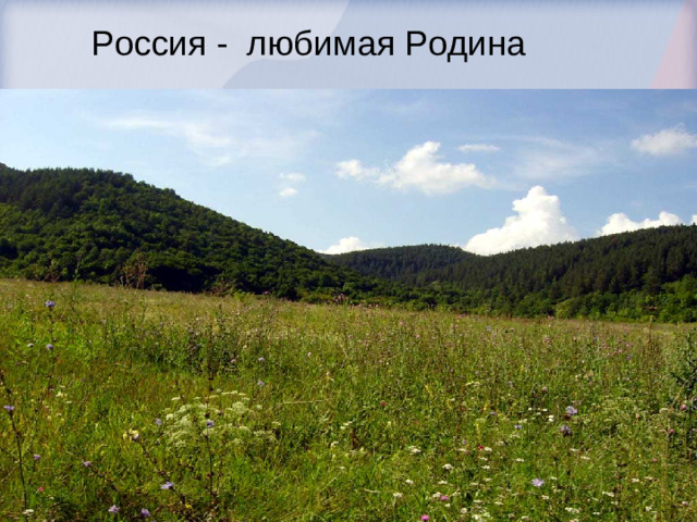 Россия  - любимая Родина