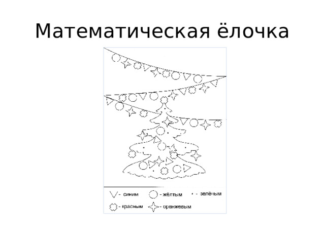 Математическая ёлочка