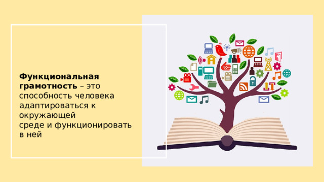 Функциональная грамотность  – это способность человека адаптироваться к окружающей среде и функционировать в ней