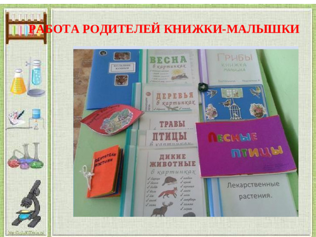 РАБОТА РОДИТЕЛЕЙ КНИЖКИ-МАЛЫШКИ