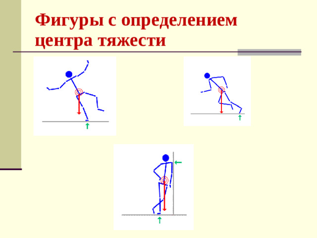 Фигуры с определением центра тяжести