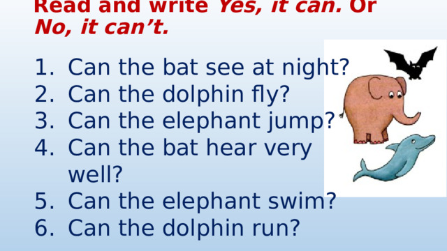 Read and write Yes, it can. Or No, it can’t.