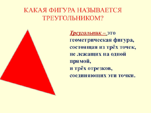 Что такое треугольник?