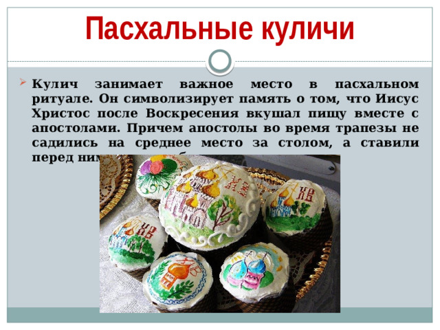 Пасхальные куличи