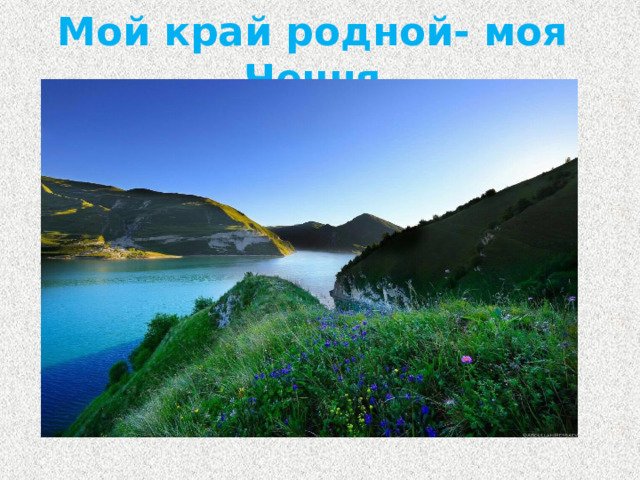 Мой край родной- моя Чечня