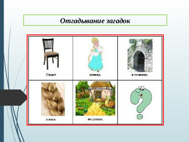 Отгадывание загадок