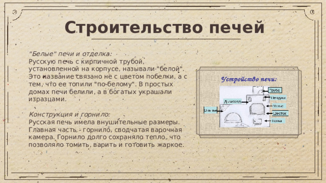 Строительство печей 