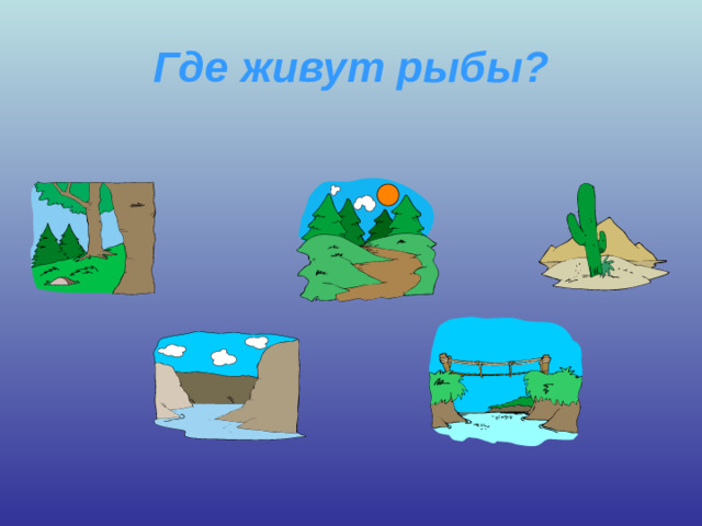 Где живут рыбы?