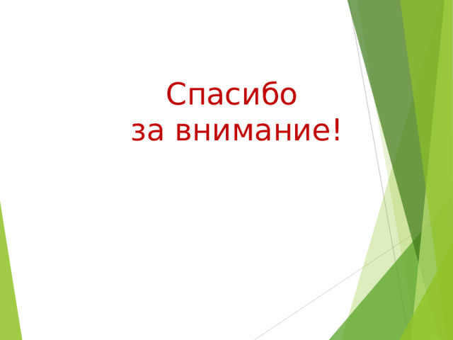 Спасибо  за внимание!